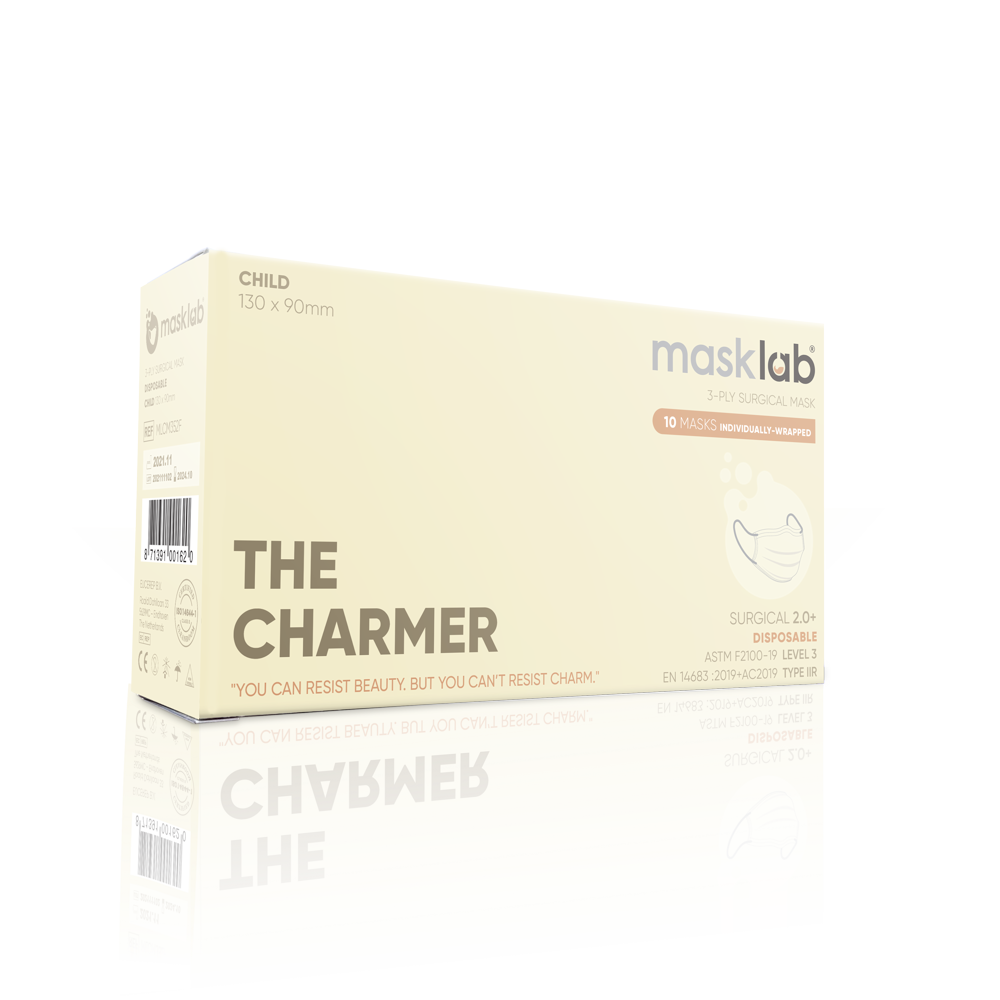 The Charmer (Tan) Child 3-Ply Medical Mask (10pcs)